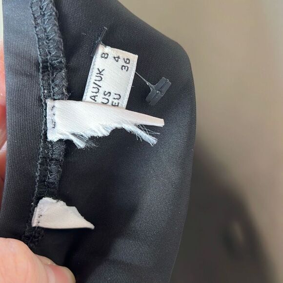 Princess Polly MARLISA STRAPLESS MAXI DRESS BLACK Nwot Size 4 - Picture 5 of 9